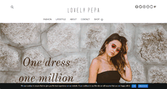 Desktop Screenshot of lovely-pepa.com