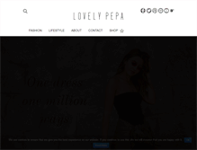 Tablet Screenshot of lovely-pepa.com